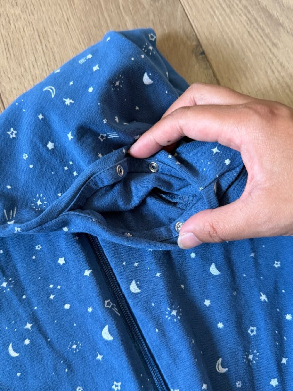 ergopouch // Cocoon Swaddle Sack 0.2 TOG Night Sky Blue - 0-3months - Picture 6 of 7